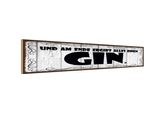 Vianmo Insegna In Legno 10X46 Cm Am Ende Ergibt Alles Einen Gin