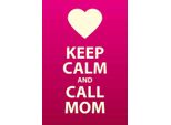 Vianmo Insegna In Legno 30X20 Cm Keep Calm And Call Mom