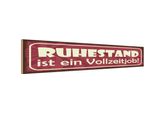 Vianmo Insegna In Legno 10X46 Cm Ruhestand Ist Ein Vollzeitjob