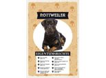Vianmo Insegna In Legno 30X20 Cm Rottweiler Eigentumsrechte