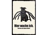 Vianmo Insegna In Legno 30X20 Cm Hund Hier Wache Ich Eigene Gefahr