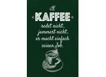 Vianmo Insegna In Legno 30X20 Cm Kaffee Jammert Nicht Macht Job