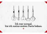 Vianmo Insegna In Legno 20X30 Cm Dart Ich War Normal Bis Ich Darts