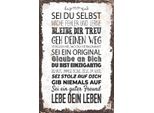 Vianmo Insegna In Legno 30X20 Cm Sei Du Selbst Mache Fehler Lerne