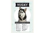 Vianmo Insegna In Legno 30X20 Cm Husky Eigentumsrechte