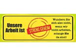 Vianmo Insegna In Legno 10X27 Cm Unsere Arbeit Ist Streng Geheim