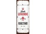 Vianmo Insegna In Legno 27X10 Cm Lebende Legende Im Ruhestand