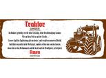 Vianmo Insegna In Legno 10X27 Cm Traktor Unser Amen