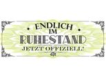 Vianmo Insegna In Legno 10X27 Cm Endlich Im Ruhestand Offiziell