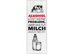 Vianmo Insegna In Legno 27X10 Cm Alkohol LöSt Keine Probleme