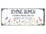 Vianmo Insegna In Legno 10X27 Cm SchöNe Blumen Wachsen Langsam