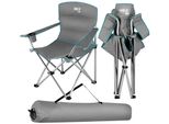 Sedia Pieghevole Nils Camp NC3079 Grigio-Verde