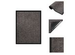 Vidaxl Zerbino A Strisce Beige 60X80 Cm - Zerbini