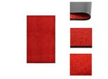 Vidaxl Zerbino Lavabile Rosso 90X150 Cm - Zerbini