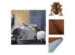 Vidaxl Tappeto In Vera Pelle Bovina Marrone E Bianca 150X170 Cm - Tappeti