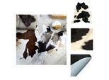 Vidaxl Tappeto In Vera Pelle Bovina Bianco E Nero 150X170 Cm - Tappeti
