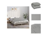 Vidaxl Coperta Pesata Grigia 120X180 Cm 9 Kg Di Tessuto - Coperte