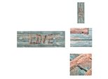 Vidaxl Tappeto Da Cucina Lavabile Love 60X300 Cm - Tappeti Per Pavimenti