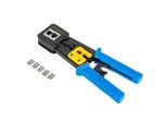 Lanberg NT-0204 Pinza Crimpatrice Per Cavi Utensile Per Crimpare Nero, Blu