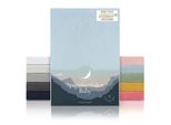 Laleni Set Di 2 Lenzuola Per Culla In Jersey 40X90 Cm - Oeko-Tex, 100% Cotone, Lenzuola Traspiranti Per Neonati, 135 G/M², Azzurro