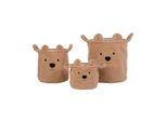 Cesti Portaoggetti Childhome Teddy - 3 Pezzi