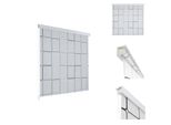 Vidaxl Tenda A Rullo Per Doccia 100X240 Cm Motivo Quadrato - Tende Da Doccia