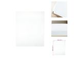 Vidaxl Lenzuolo A Pieghe In Jersey Bianco 160X200 Cm In Cotone - Lenzuolo Da Letto