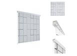 Vidaxl Tenda A Rullo Per Doccia 160X240 Cm Motivo Quadrato - Tende Da Doccia