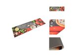 Vidaxl Tappeto Da Cucina Lavabile Vegetale 45X150 Cm In Velluto - Zerbini