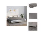 Vidaxl Coperta Pesata Con Rivestimento Grigio 155X220 Cm 11 Kg Tessuto - Coperte