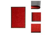 Zerbino Vidaxl Lavabile Rosso 40X60 Cm - Zerbini