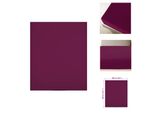 Vidaxl Lenzuolo Matrimoniale 2 Pz. Jersey Bordeaux Rosso 100X200 Cm In Cotone - Lenzuolo Matrimoniale