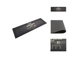 Vidaxl Tappeto Da Cucina Lavabile Nero 60X180 Cm In Velluto - Tappeti Per Pavimenti