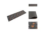 Vidaxl Tappeto Da Cucina Lavabile Zampe 45X150 Cm Velluto - Zerbini