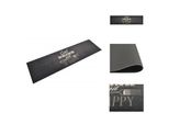 Vidaxl Tappeto Da Cucina Lavabile Nero 45X150 Cm In Velluto - Tappeti Per Pavimenti