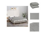 Vidaxl Coperta Pesata Grigia 152X203 Cm 7 Kg Tessuto - Coperte
