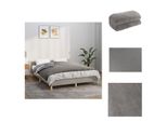 Vidaxl Coperta Pesata Con Rivestimento Grigio 152X203 Cm 11 Kg Tessuto - Coperte