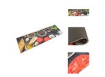 Vidaxl Tappeto Da Cucina Lavabile Vino E Cibo 60X180 Cm In Velluto - Tappeti Per Pavimenti