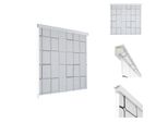 Vidaxl Tenda A Rullo Per Doccia 120X240 Cm Motivo Quadrato - Tende Da Doccia