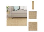 Vidaxl Tappeto Sisal Naturale 80X300 Cm - Tappeti
