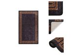 Vidaxl Tappeto Lavabile 190X300 Cm Nero E Oro Antiscivolo - Tappeti