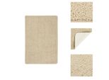 Vidaxl Tappeto Shaggy Crema 140X200 Cm Antiscivolo - Tappeti