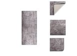 Vidaxl Tappeto Lavabile 80X300 Cm Grigio Antiscivolo - Tappeti