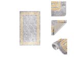 Vidaxl Tappeto Lavabile 120X180 Cm Grigio Antiscivolo - Tappeti
