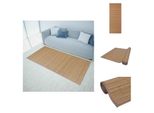 Vidaxl Tappeto Bambù 100 X 160 Cm Marrone - Tappeti E Moquette
