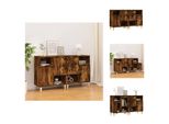 Vidaxl Credenze 2 Pz. Rovere Affumicato 60X35X70 Cm Materiale A Base Di Legno - Credenze