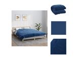 Vidaxl Coperta Pesata Blu 200X230 Cm 13 Kg Tessuto - Coperte