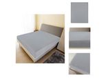 Vidaxl Lenzuolo Matrimoniale Jersey Grigio 160X200 Cm In Cotone - Lenzuolo Da Letto