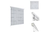 Vidaxl Tenda A Rullo Per Doccia 80X240 Cm Motivo Quadrato - Tende Da Doccia