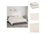 Vidaxl Coperta Pesata Crema Chiaro 235X290 Cm 11 Kg Tessuto - Coperte